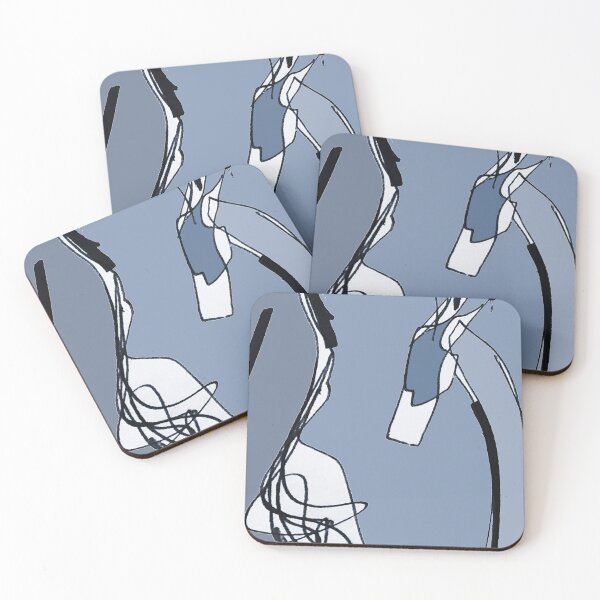 Item preview, Blue Waves Line Abstract designed and sold by isobelcough.