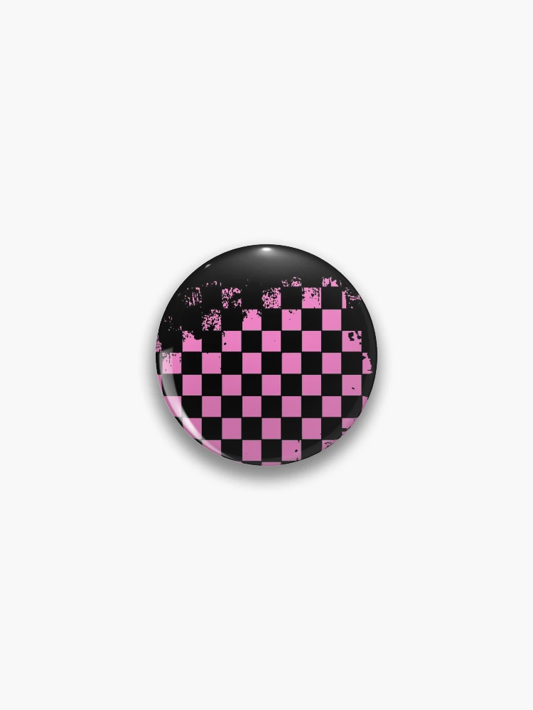 emo子ページ Grunge Emo Checkerboard Pink