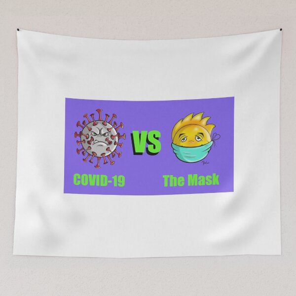 Item preview, COVID-19 VS THE MASK designed and sold by Wallaced54.
