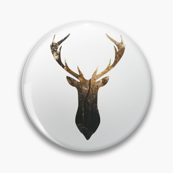 Item preview, Woodland Stag Head with Antlers designed and sold by Sophie Earl.