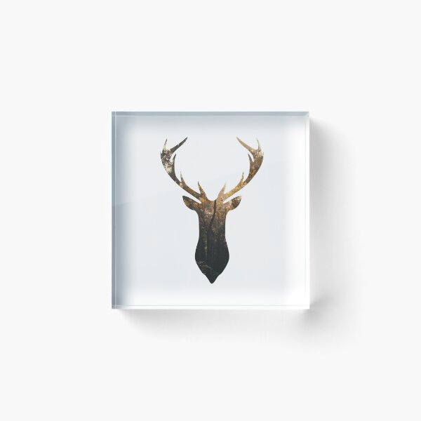 Item preview, Woodland Stag Head with Antlers designed and sold by Sophie Earl.