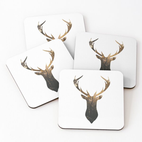 Item preview, Woodland Stag Head with Antlers designed and sold by Sophie Earl.