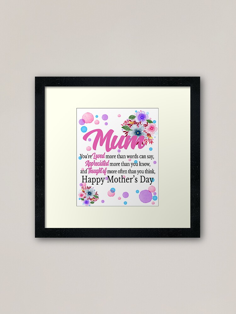 gifts for mum mothers day