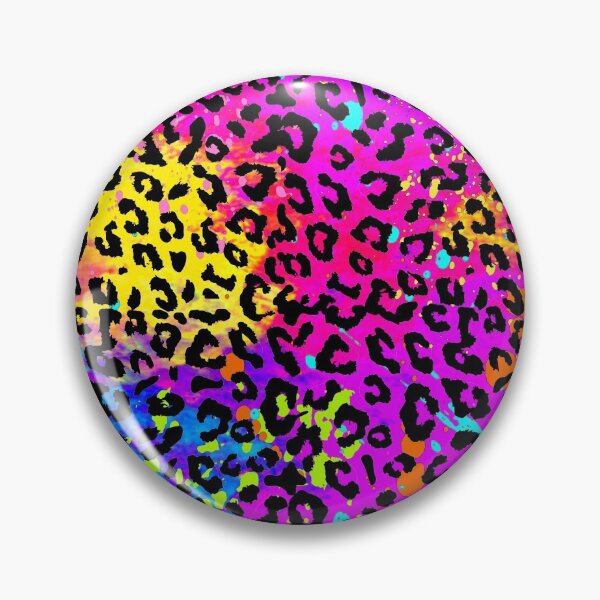 Item preview, Scenecore Rainbow Leopard Print designed and sold by SilentXScream.