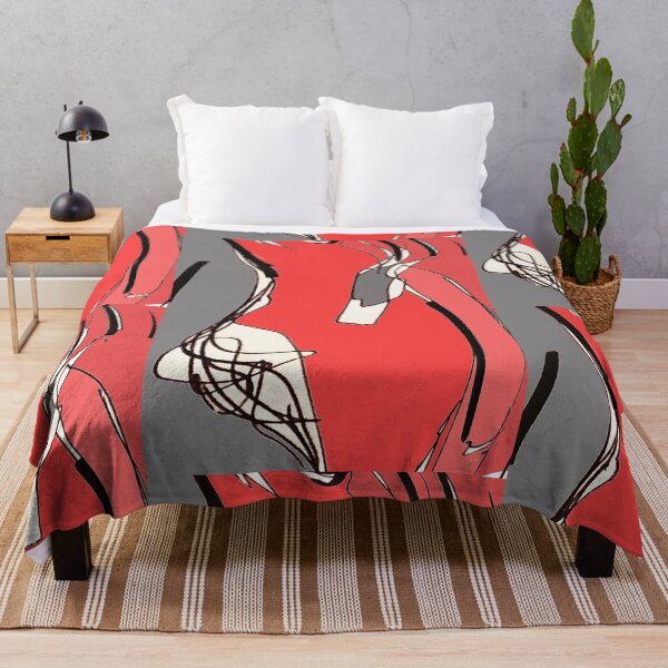 Item preview, Vibrant Red Line Abstract designed and sold by isobelcough.