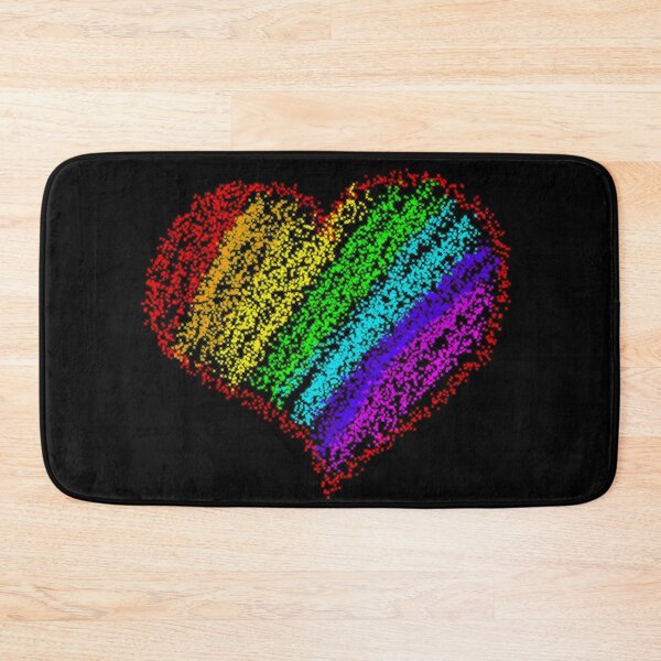 Item preview, Rainbow airbrush heart  designed and sold by Melanie Jeyakkumar.
