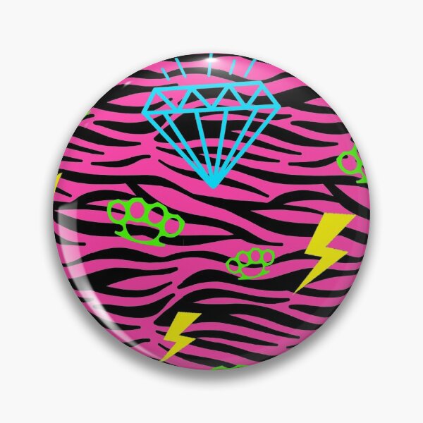 Item preview, Scene Zebra Print Diamond and Lightning Bolts designed and sold by SilentXScream.