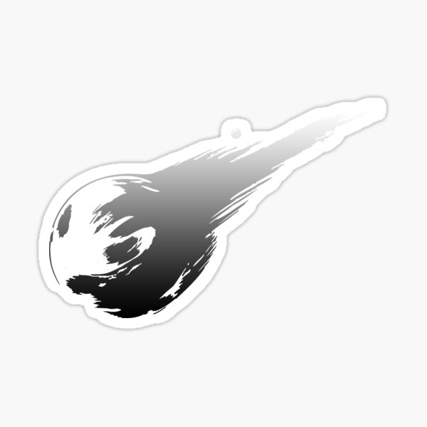 Final Fantasy 7 Remake Logo Gray Sticker By Astlogo Redbubble