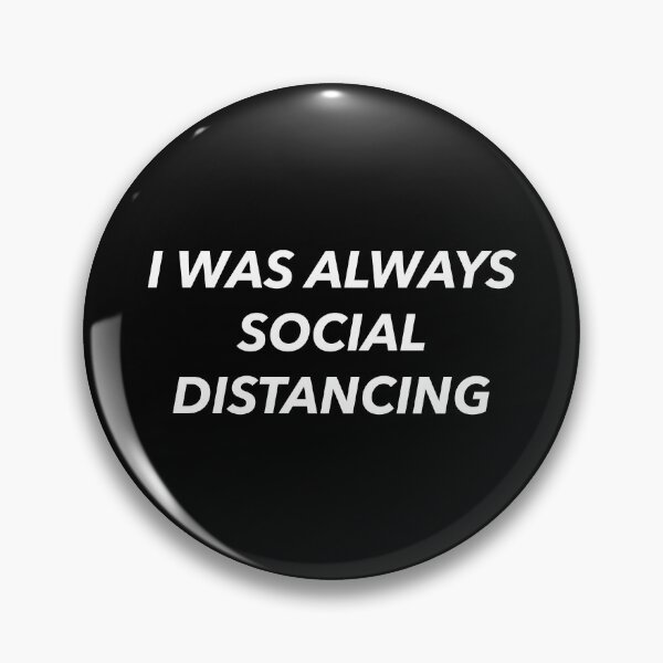 Item preview, Social Distancing | Black & White designed and sold by NobodysHero.