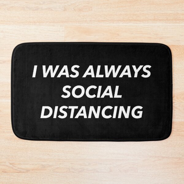 Item preview, Social Distancing | Black & White designed and sold by NobodysHero.