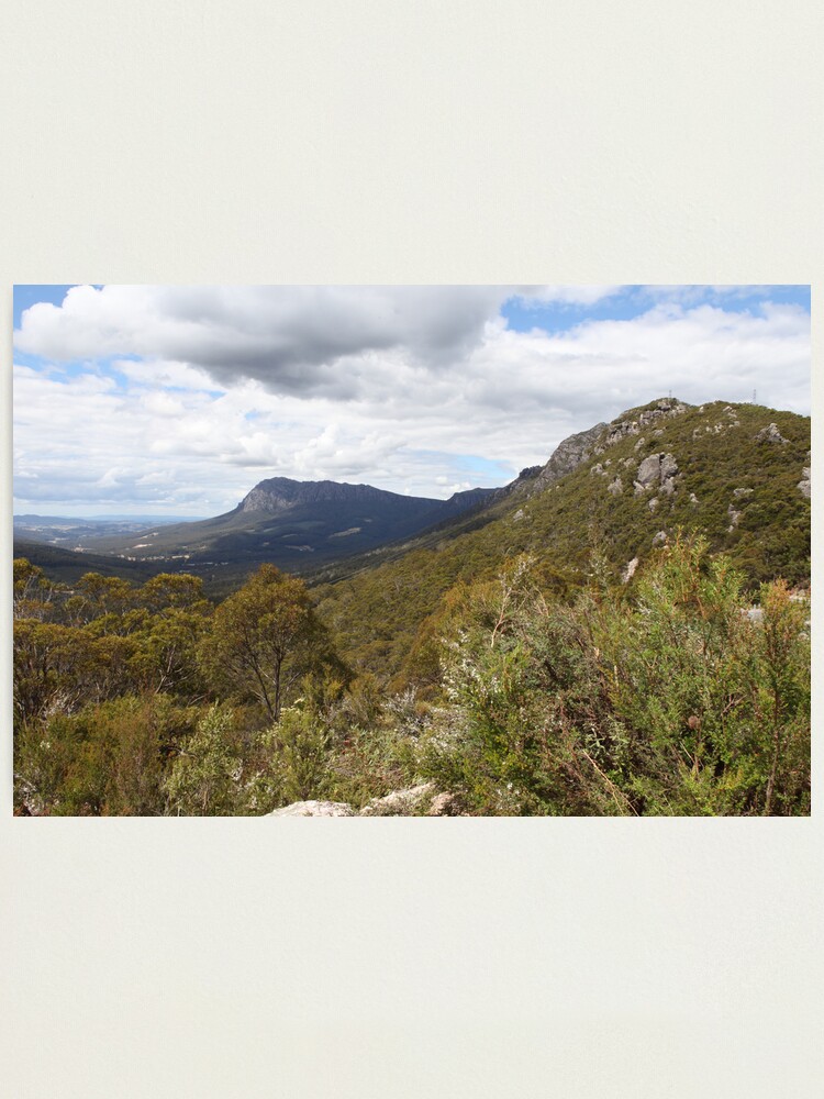 Thumbnail 2 of 3, Photographic Print, Afternoon Light on Mount Roland designed and sold by huntva.