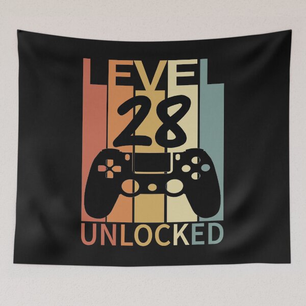 Item preview, Level 28 Unlocked Funny retro gaming designed and sold by nassertim.