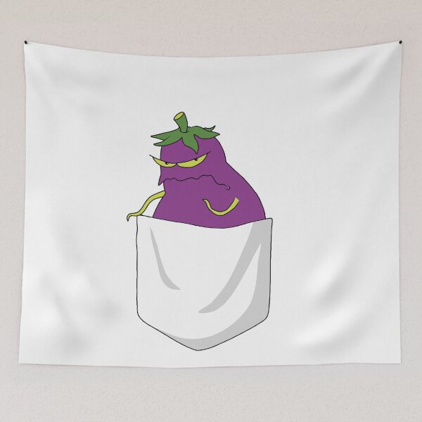 Item preview, Evil Eggplant in Pocket  designed and sold by ValentinaHramov.