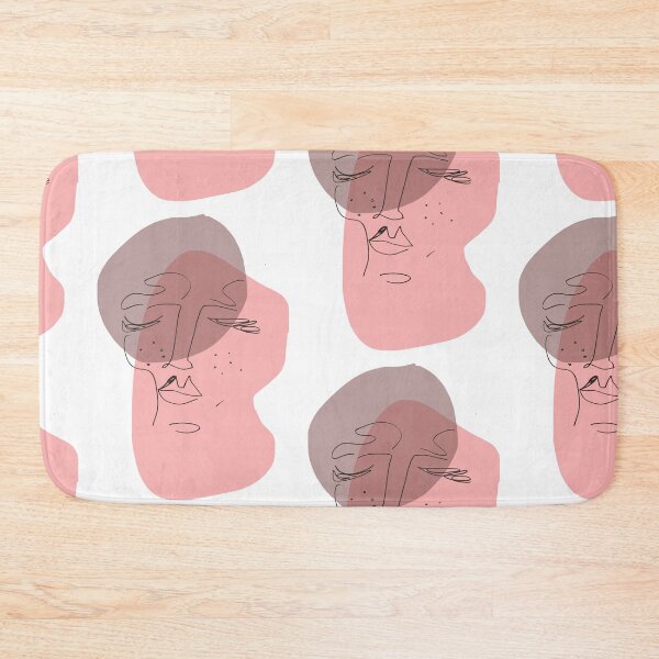 Item preview, Abstract Face Pink Blobs designed and sold by isobelcough.