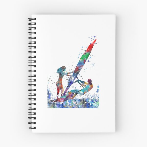 Item preview, Windsurfer, windsurfing couple designed and sold by Rosaliartbook.