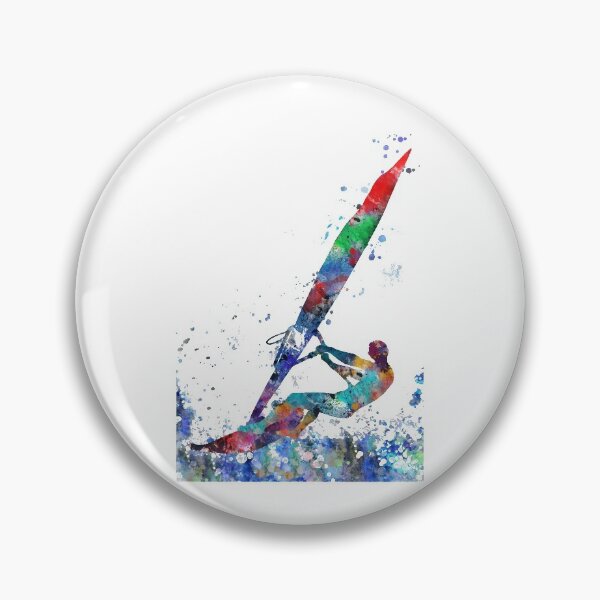Item preview, Windsurfer, windsurfing man designed and sold by Rosaliartbook.
