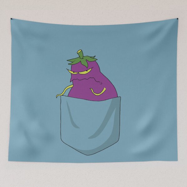 Item preview, Evil Eggplant in Pocket  designed and sold by ValentinaHramov.