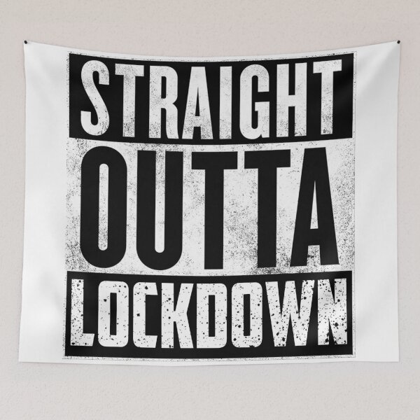 Item preview, Straight Outta Lockdown designed and sold by T-shirt-Designs.