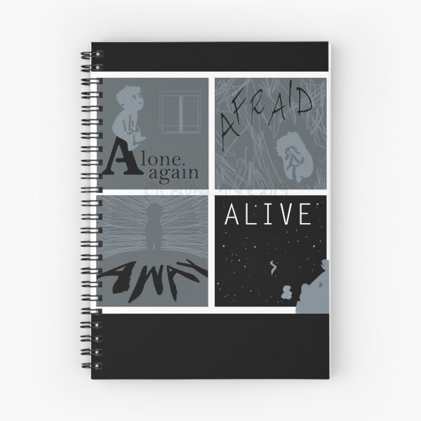 Item preview, Alone - Afraid - Away- ALIVE designed and sold by LauraHiye.