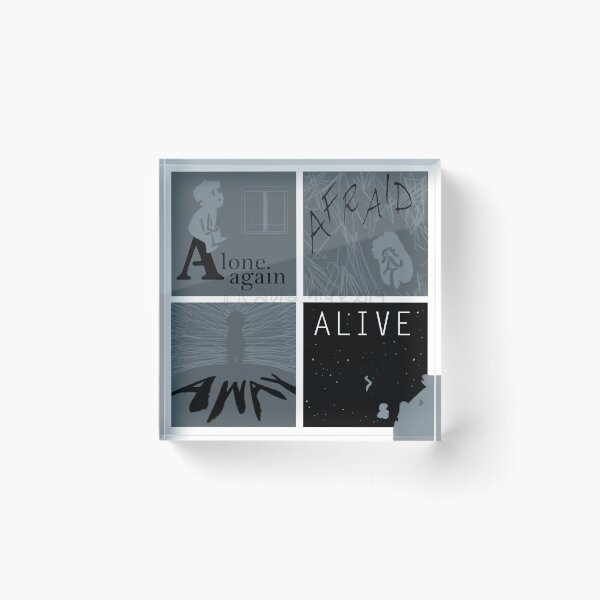 Item preview, Alone - Afraid - Away- ALIVE designed and sold by LauraHiye.