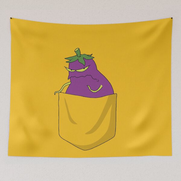 Item preview, Evil Eggplant in Pocket  designed and sold by ValentinaHramov.