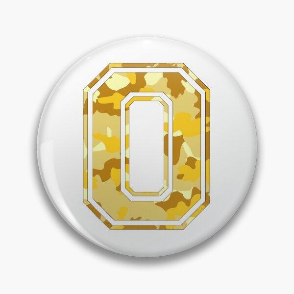 Item preview, Team Sports Uniform Number #0 - Yellow Camouflage designed and sold by RiplMedia.