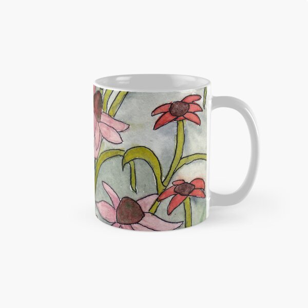 Item preview, Echinacea and Co. Flowers in art deco format. designed and sold by Cacatuart.