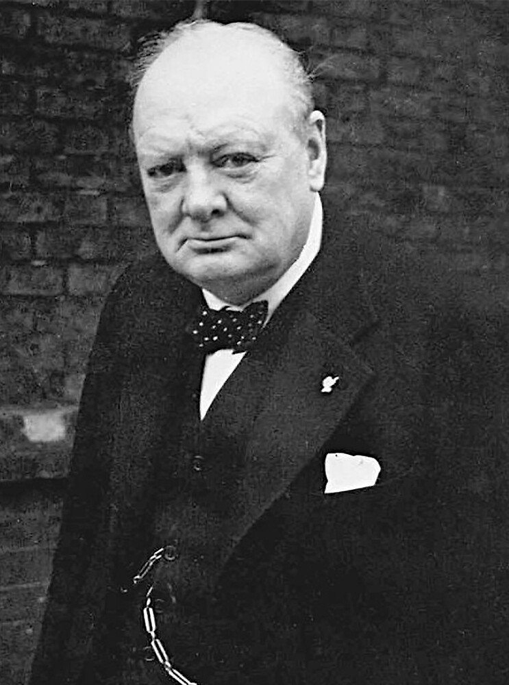 CHURCHILL Prime Minister Of The United Kingdom From 1940 To 1945 And   Flat,1000x1000,075,f.u2 