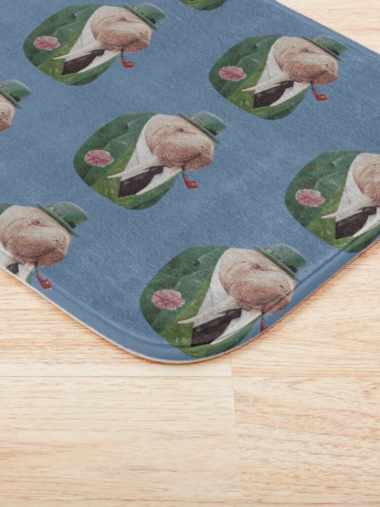 Alternate view of Walrus Green Bath Mat