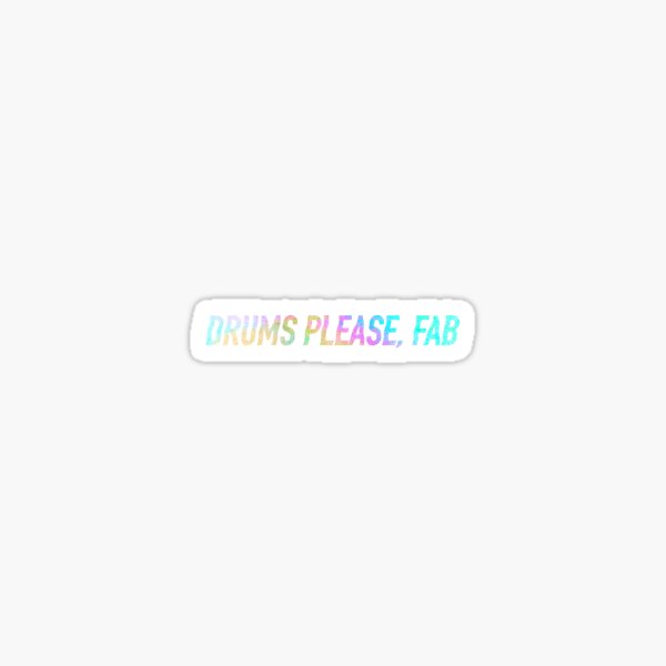 Item preview, Drums please, Fab - Line designed and sold by ulianamusi.
