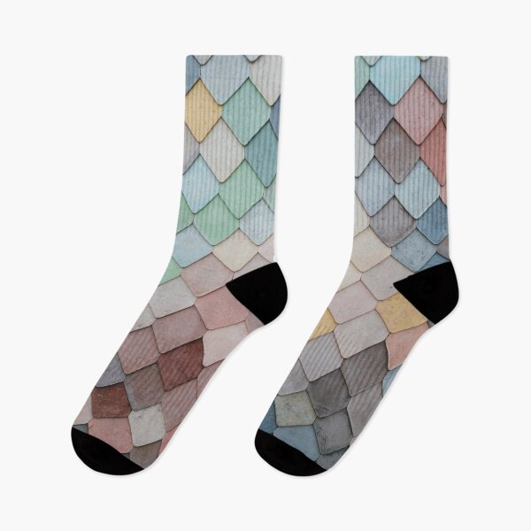 Item preview, Teal, Silver and Rosé Mermaid Scales Faux designed and sold by IntegrityDesign.