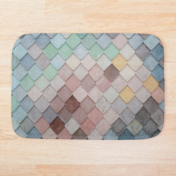 Artikelvorschau, Teal, Silver und Rosé Mermaid Scales Faux entworfen und verkauft von IntegrityDesign.