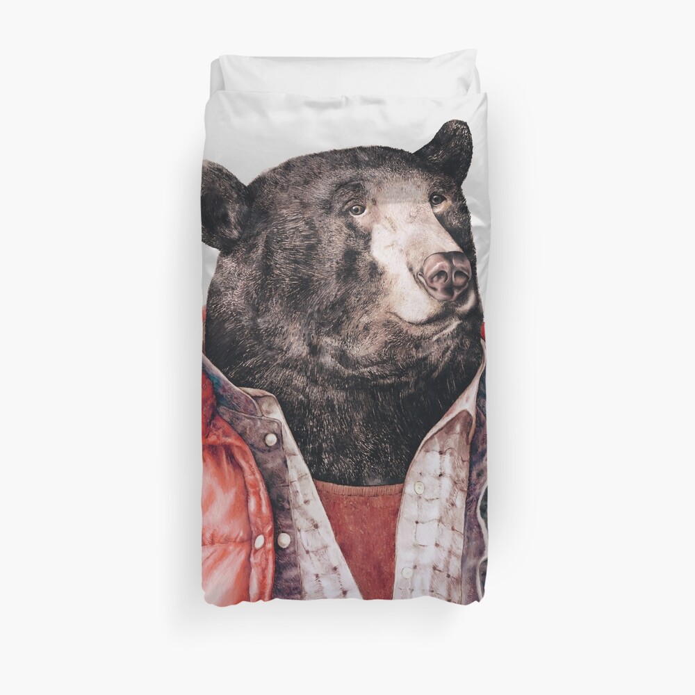Black Bear Duvet Cover