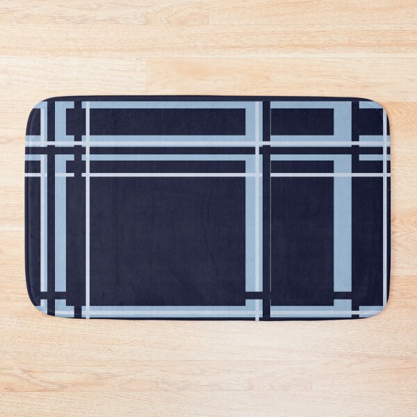 Item preview, Blue Plaid Color Blocking Design by Courtney Hatcher designed and sold by cghatcherart.