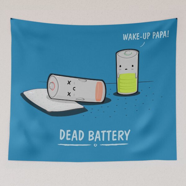 Item preview, Dead Battery designed and sold by downsign.