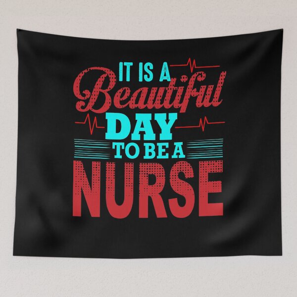 Item preview, It's a beautiful day to be a nurse designed and sold by zenpatterns.