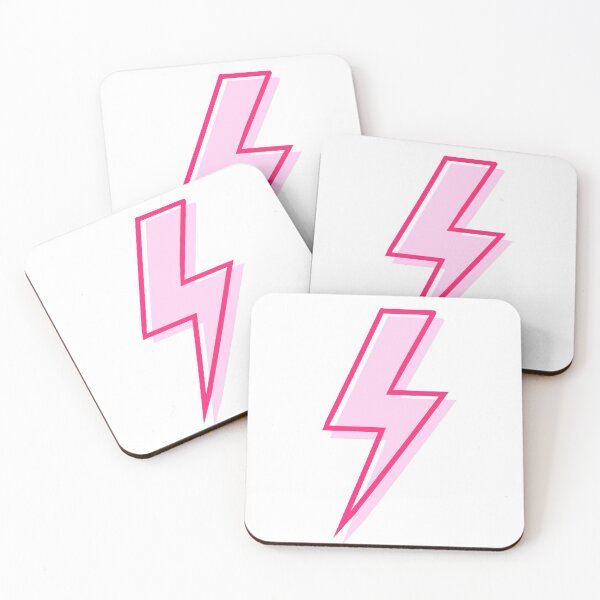 Item preview, pink and red lightning bolt designed and sold by flinning.