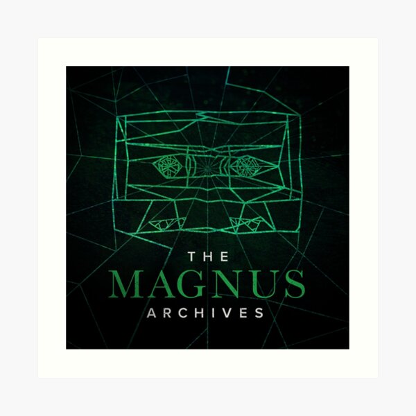 The Magnus Archives Logo (Season 5) (Square Block Logo) Art Print