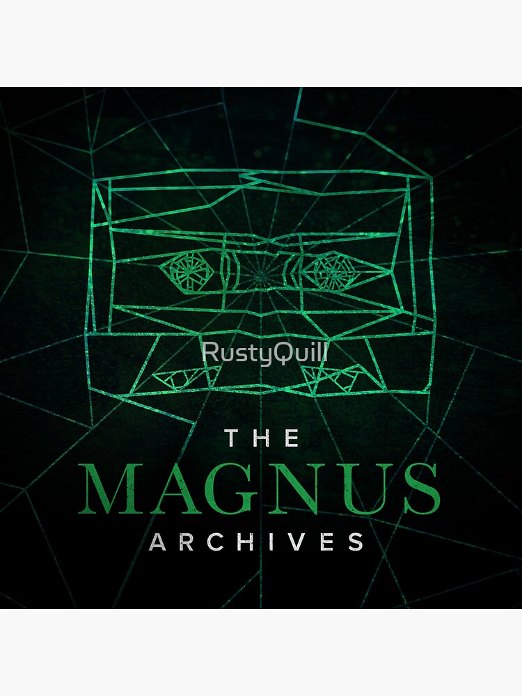 Disover The Magnus Archives Logo (Season 5) (Square Block Logo) Magnet