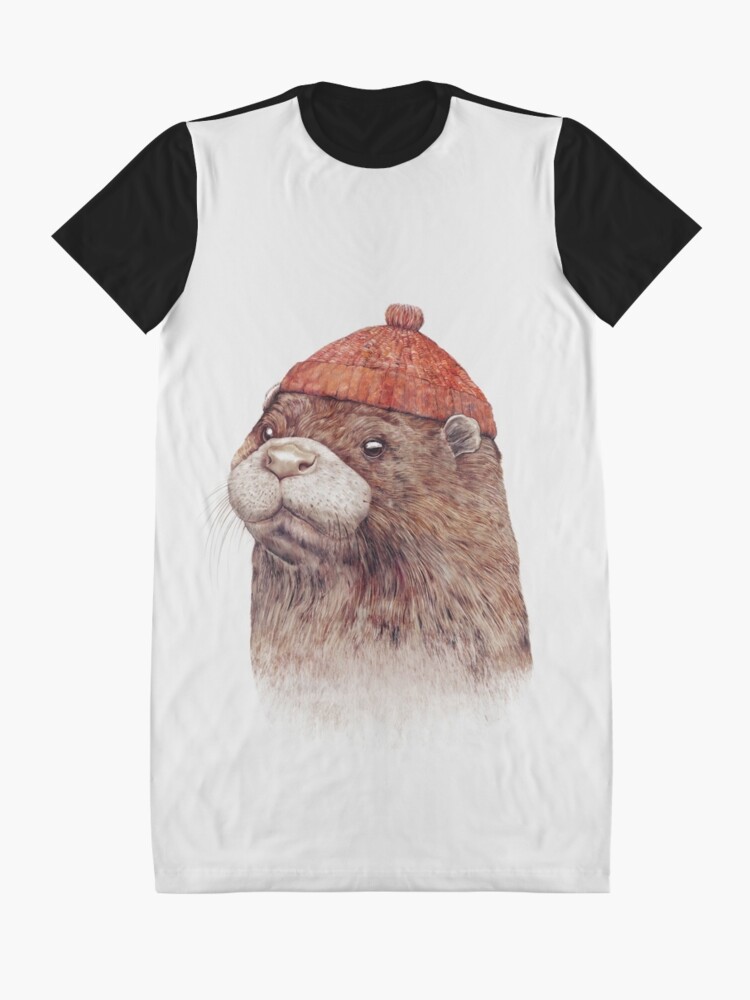 Alternate view of Otter Graphic T-Shirt Dress