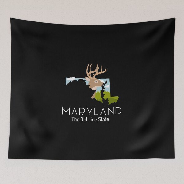 Item preview, Maryland Proud State Motto The Old Line State print designed and sold by jakehughes2015.