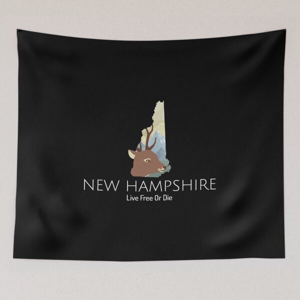 Item preview, New Hampshire Proud State Motto Live Free Or Die graphic designed and sold by jakehughes2015.