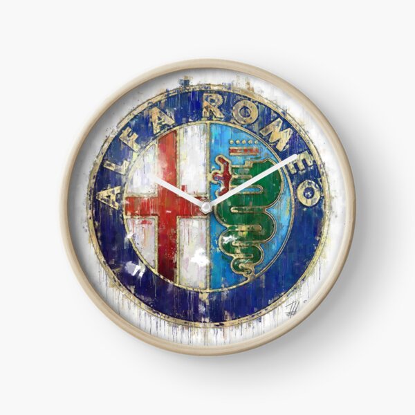 Logo Alfa Romeo Horloge