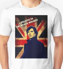 SherlockBelieveFlag Unisex T-Shirt