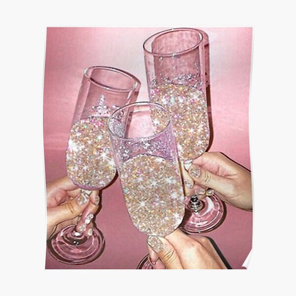Sparkly Glass Poster