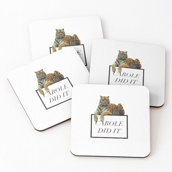 Item preview, CAROLE DID IT - TIGER KING - KING SERIE - TIGERS -FUNNY HUMOR designed and sold by Tropical Blood.
