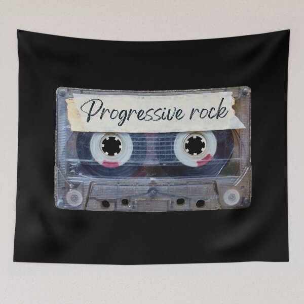 Artikelvorschau, Best of Progressive Rockmusik Songs Style Kassette Old School entworfen und verkauft von Thestarrysky.
