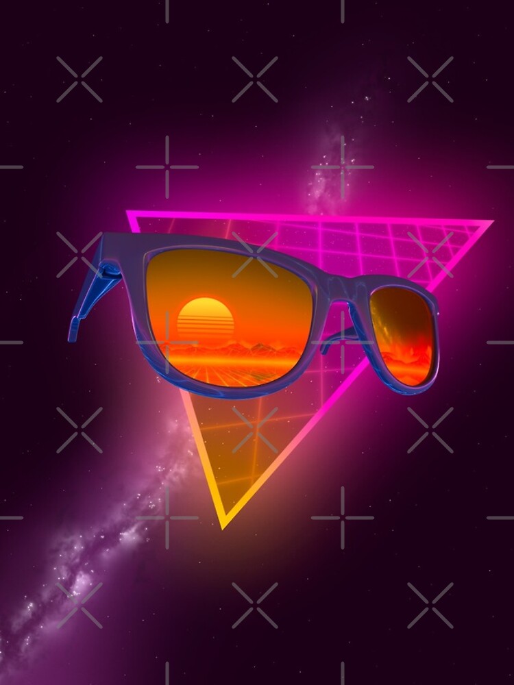 Sunglasses in space (Purple) by GaiaDC