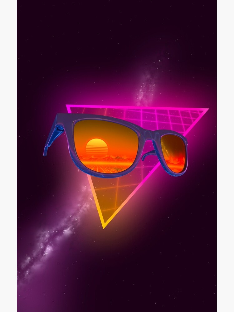 Sunglasses in space (Purple) by GaiaDC