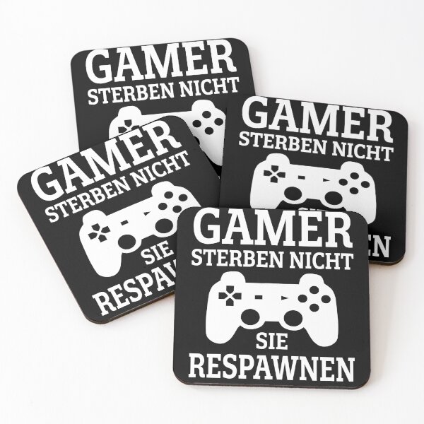Artikelvorschau, Gamer sterben nicht sie respawnen lustiger Spruch entworfen und verkauft von desislogn.
